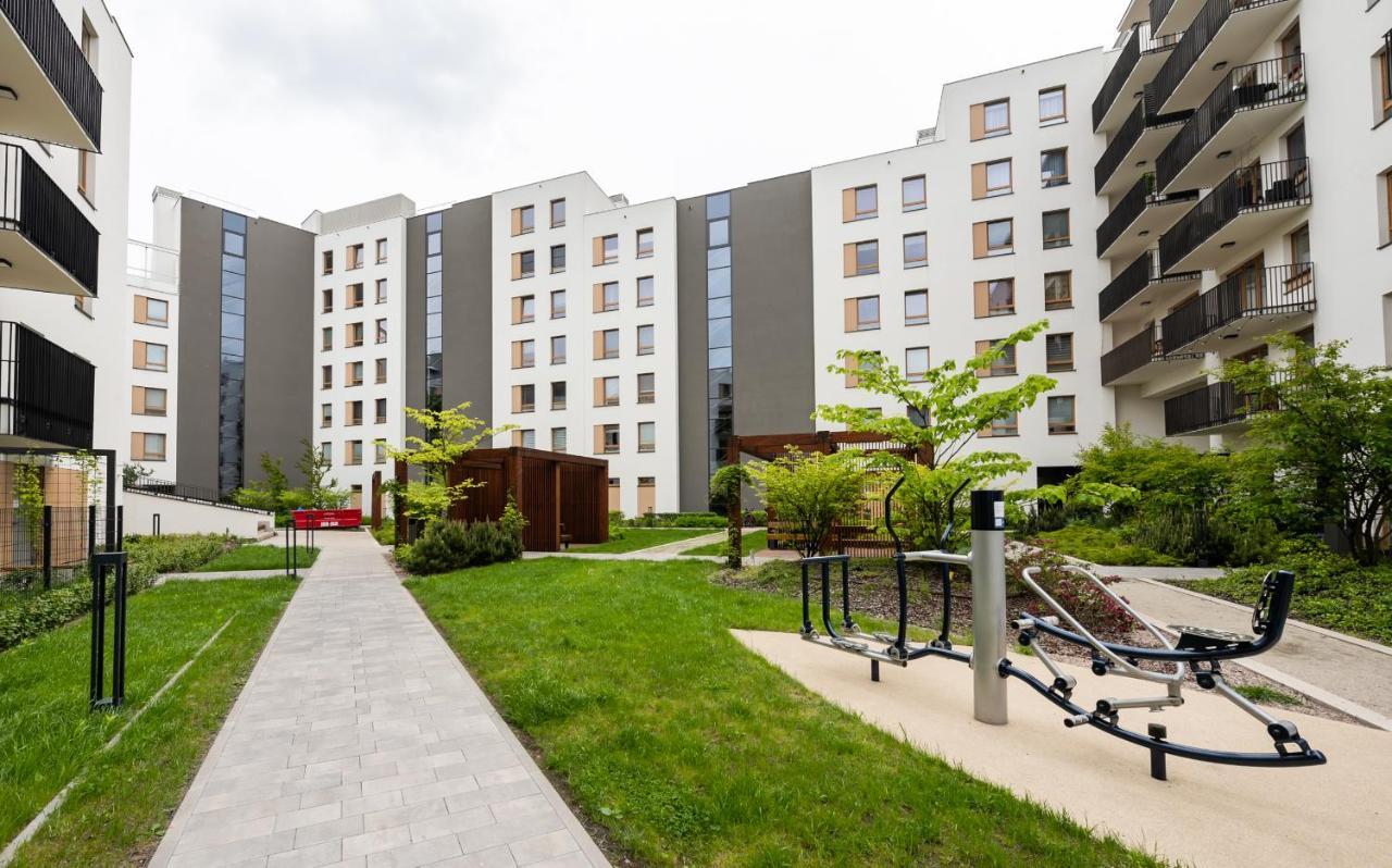 Wola Skwer Sunny Apartment Warschau Exterior foto