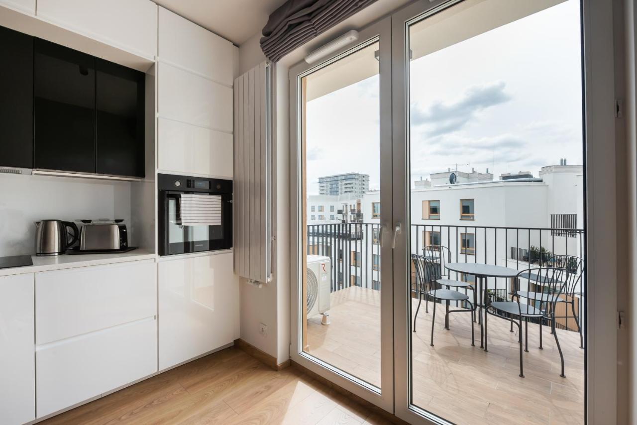 Wola Skwer Sunny Apartment Warschau Exterior foto