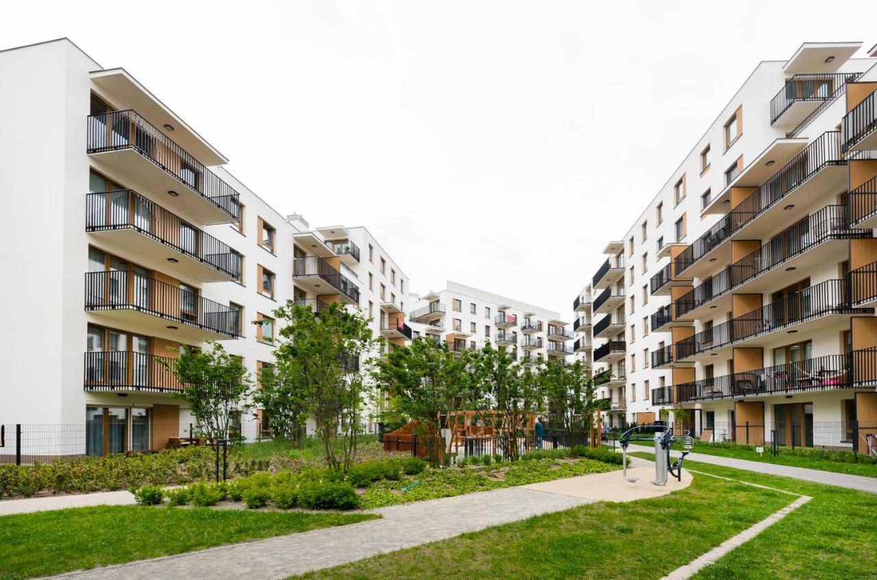 Wola Skwer Sunny Apartment Warschau Exterior foto