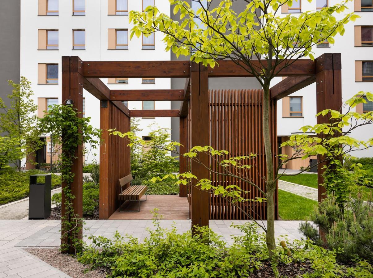 Wola Skwer Sunny Apartment Warschau Exterior foto